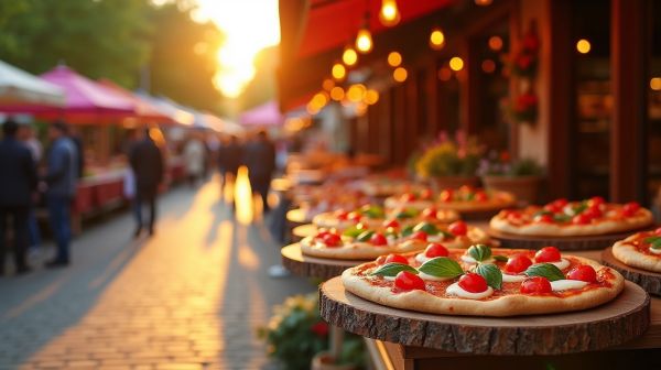 Savourez des pizzas artisanales au kiosque à villedieu-les-poêles